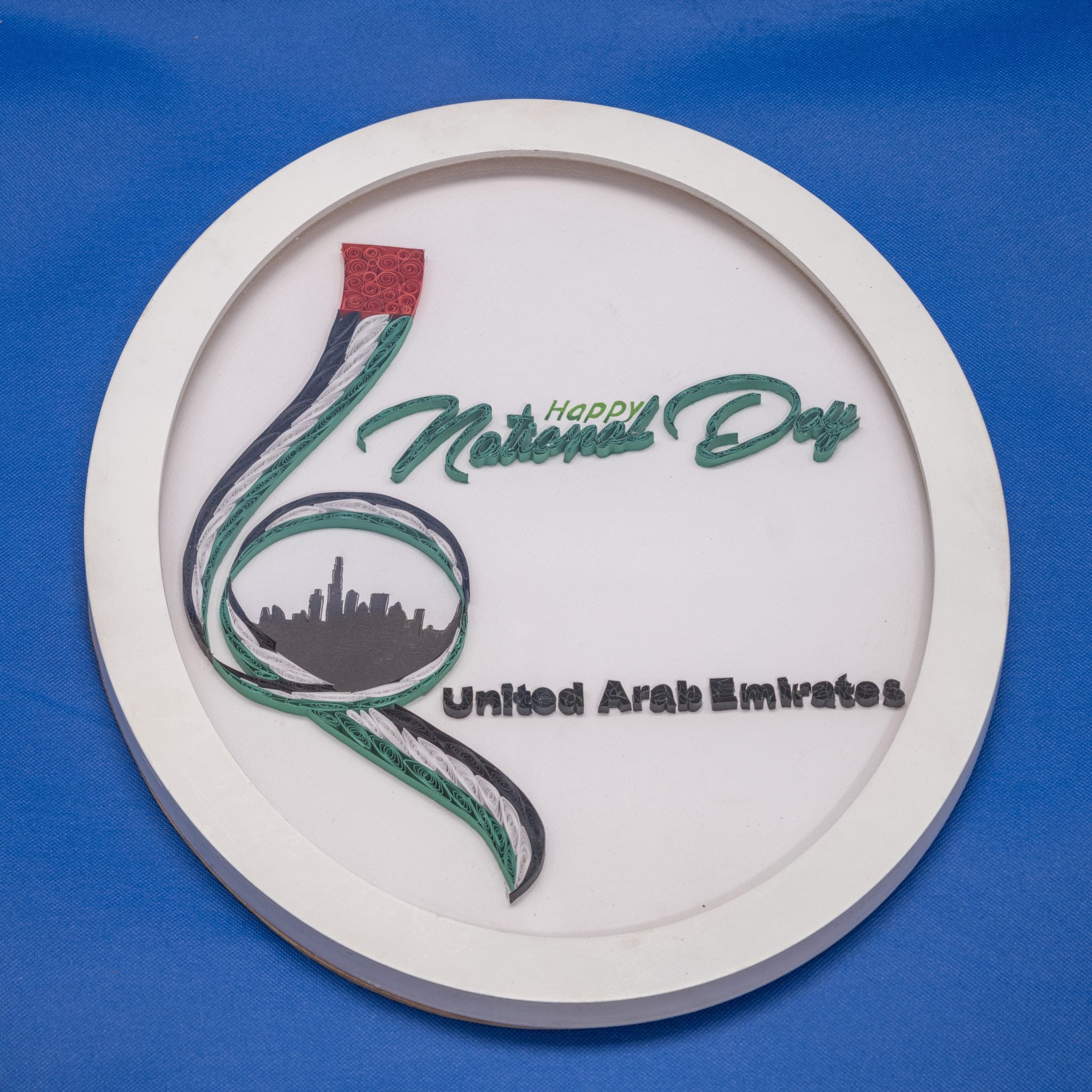 Custom Quilling Art Frame - National Day Special Edition